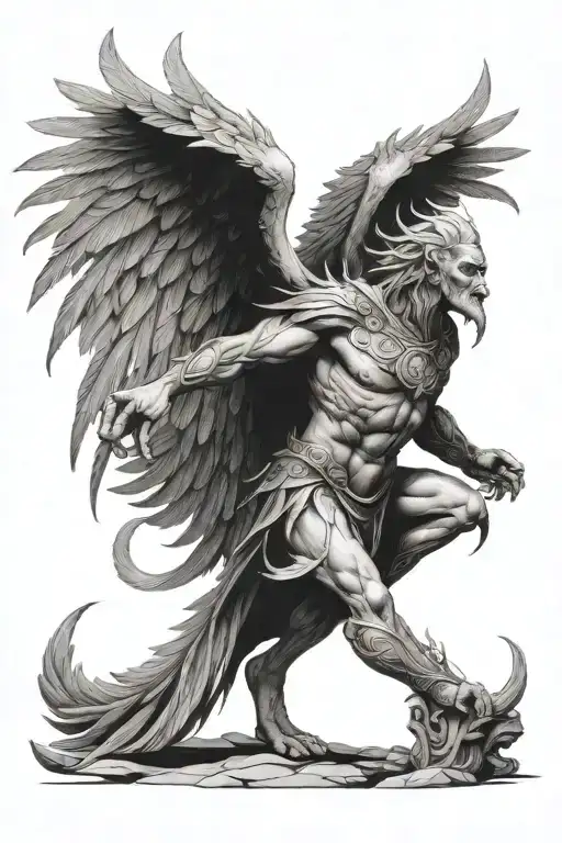 Zues With Wing Spread