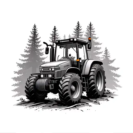 Sad Forest Tractor