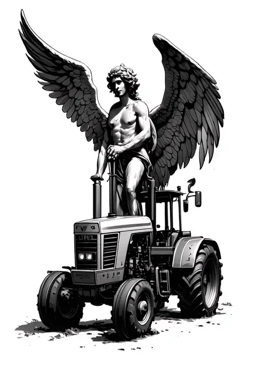 Tracteur Fort Sad And Another Of An Angel