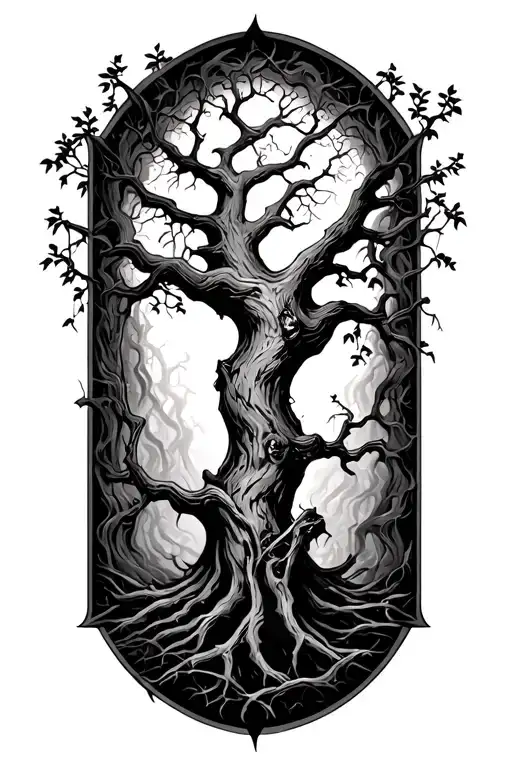 Tree Vines Branching Out