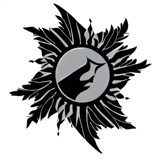 Geometric Filipino Sun