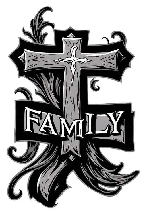 Cross With Word Family