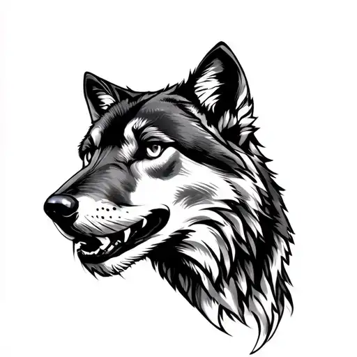 Hybrid Wolf Mixed With Cougar