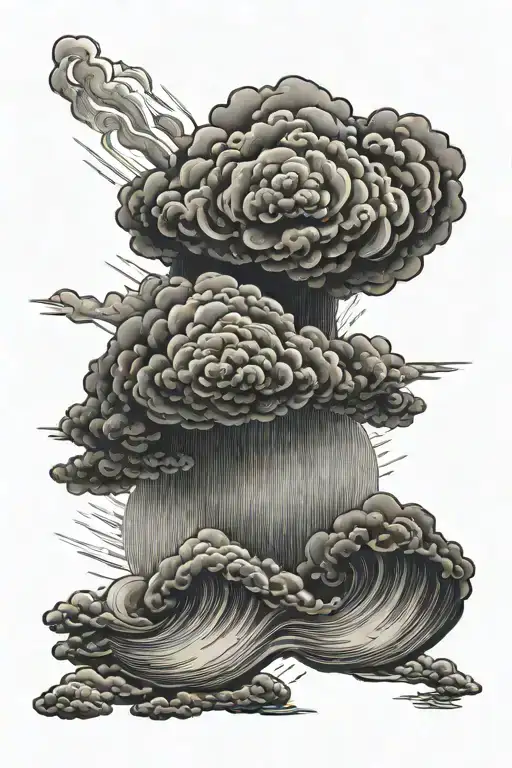 Storm Clouds With Sun Rays