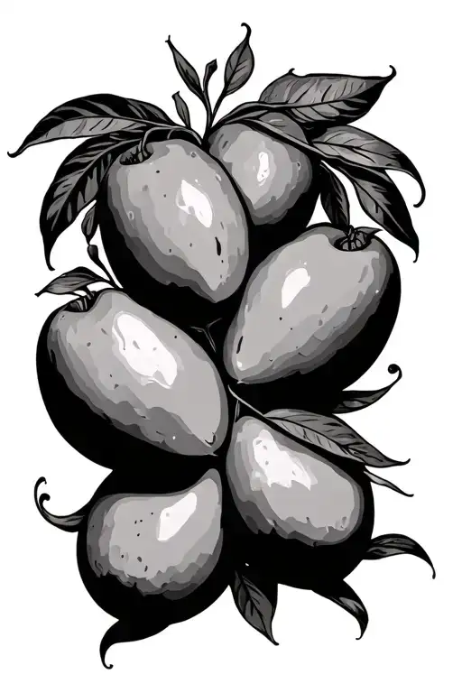 A Friendship Tattoo Mango To The Song Mango From Atze