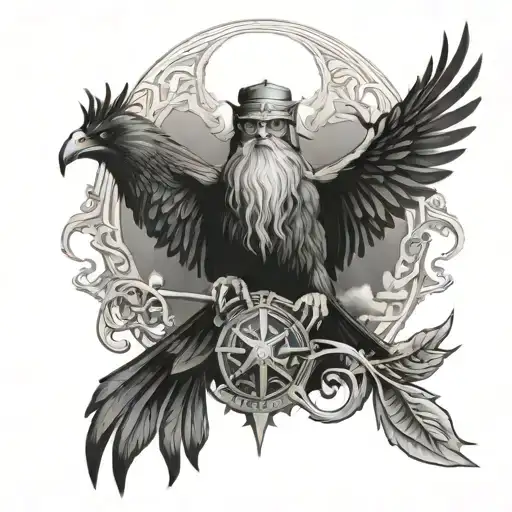 Odin And Ravens