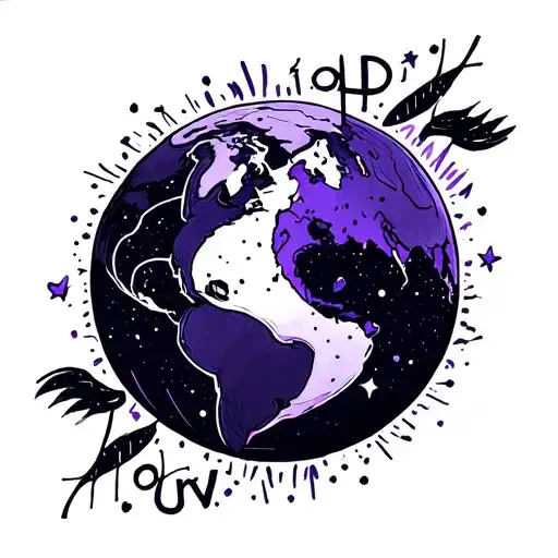Bts Love Purple Universe Logo