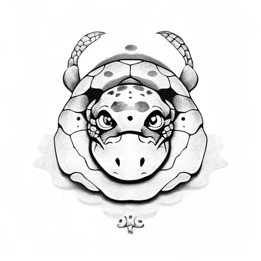 Turtle With Monkey Head