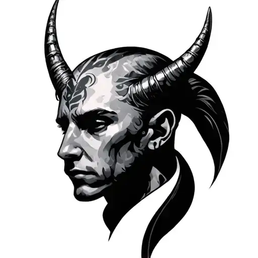 Small Mini Horns On Each Side Of Forehead