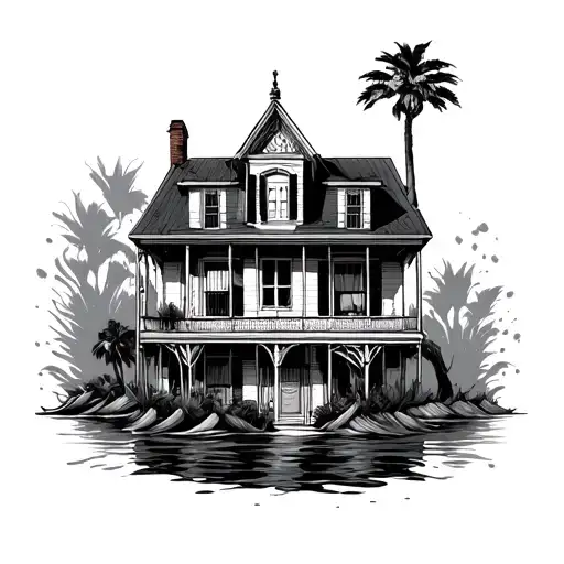 House Flooded In New Orleans Book Of Job Look