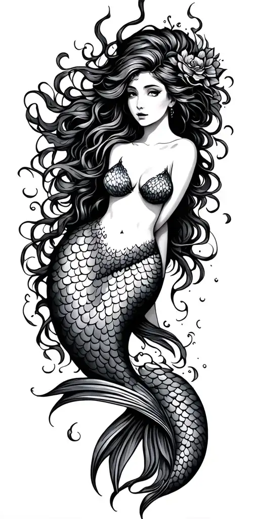 Mermaid With Scales