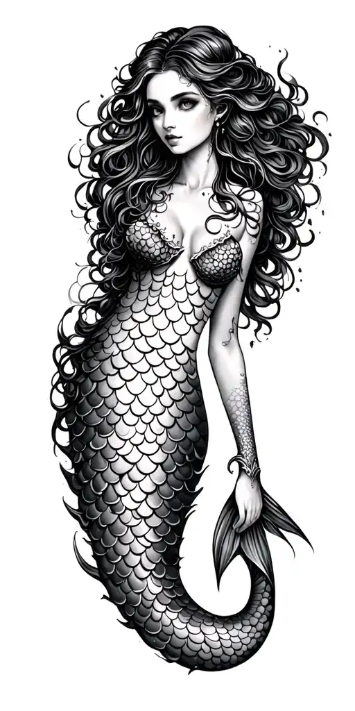 Mermaid With Scales