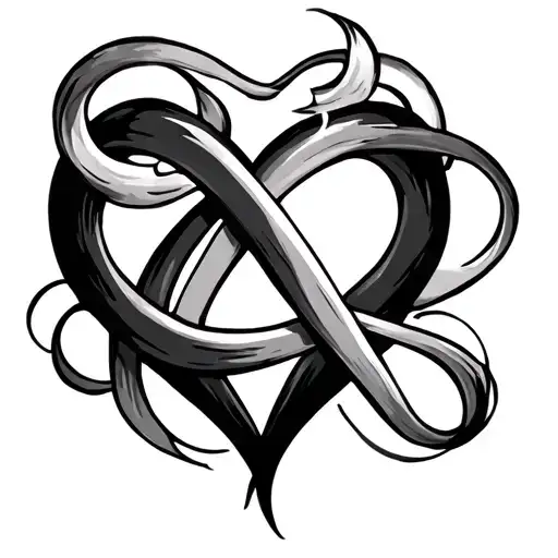 Heart And Infinity Symbol