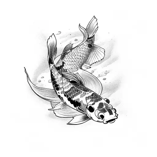 Koi Fish Traditional Japanese