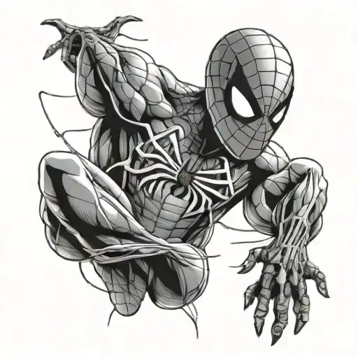 Otto Octavius Spider Man Holding