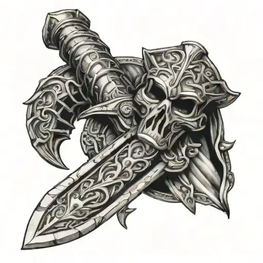 Heimdall Horn And Sword Norse