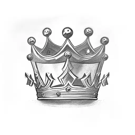 King's Crown And Doves