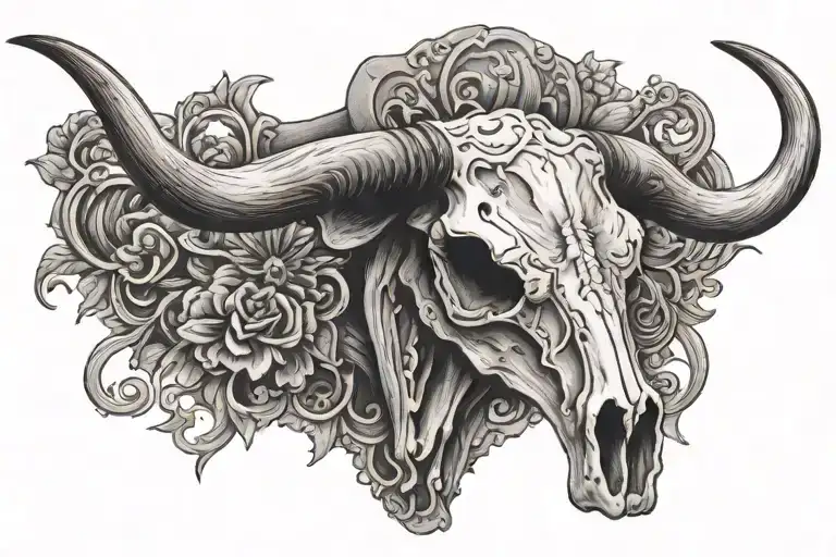 Longhorn Skull