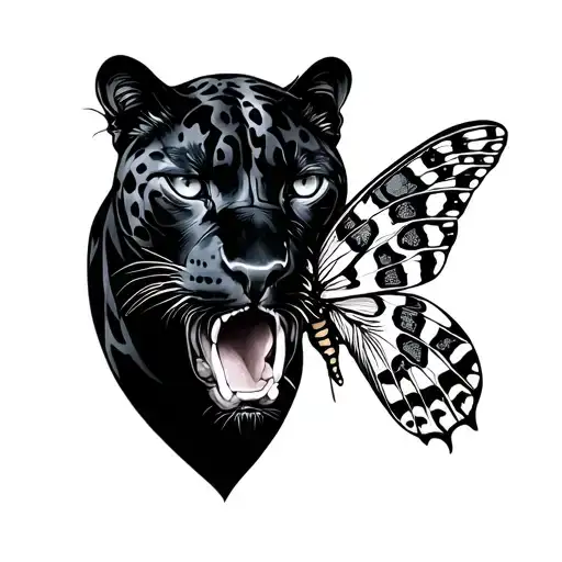 Panther And Moth
