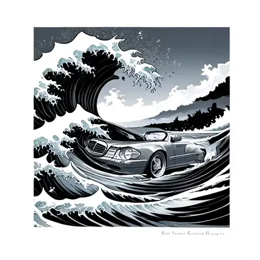 Mercedes W220 Hard Childhood 1997 Ocean Waves