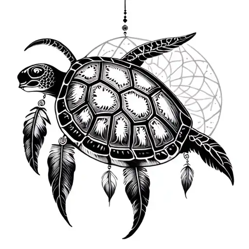 Turtle Dream Catcher
