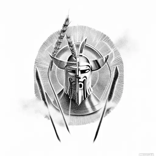 Spartan In Wheat Field