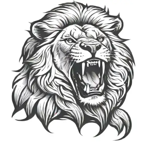 Lion Roaring