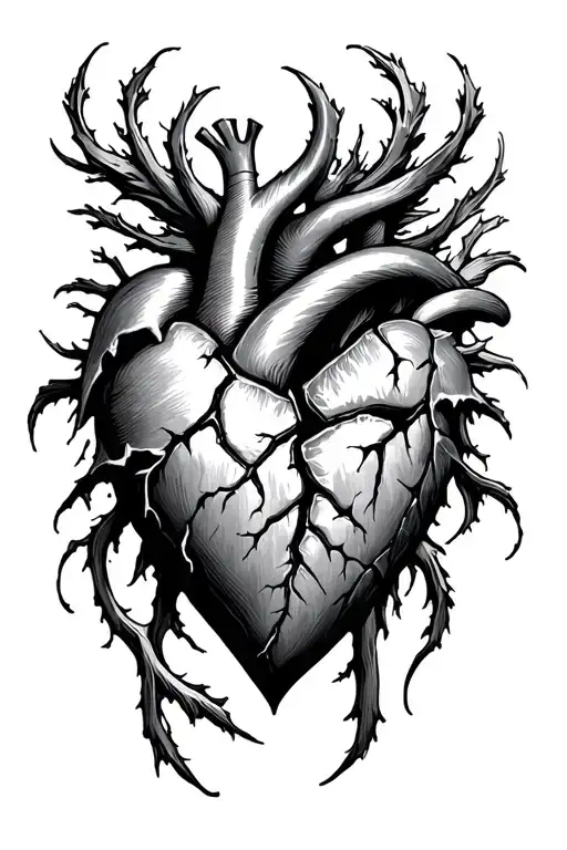 Broken Hart Shaped 2023 Surronded