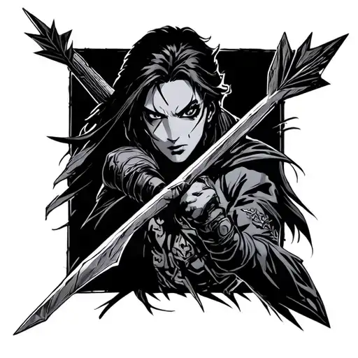 The Stand Arrow From Jojo's Bizzare Adventure