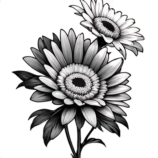 Daisy And Chrysanthemum Flowers