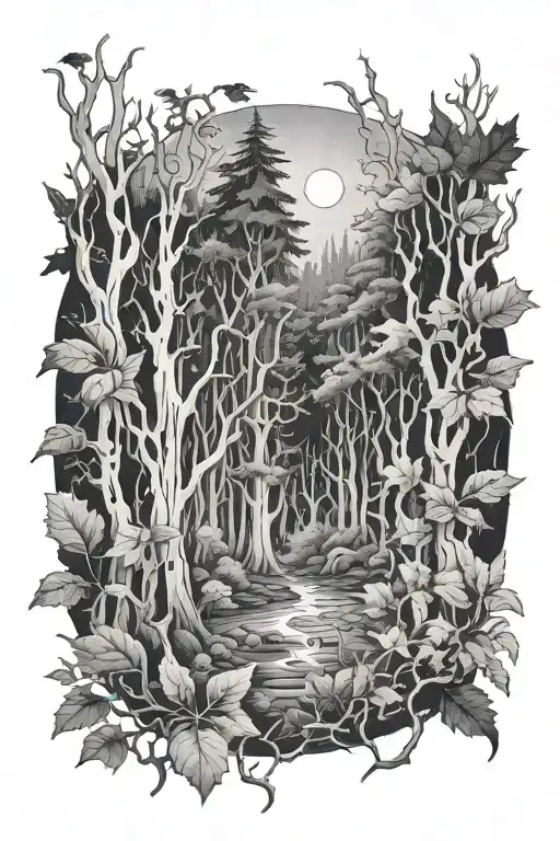 Creepy Forest With 999 Juice Wrld