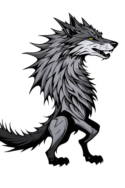 Draco Dacian Wolf Flag