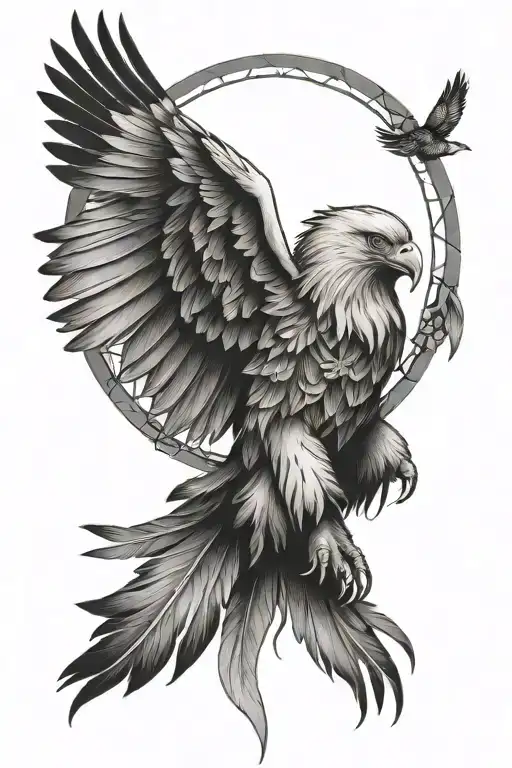 Dreamcatcher With Eagle