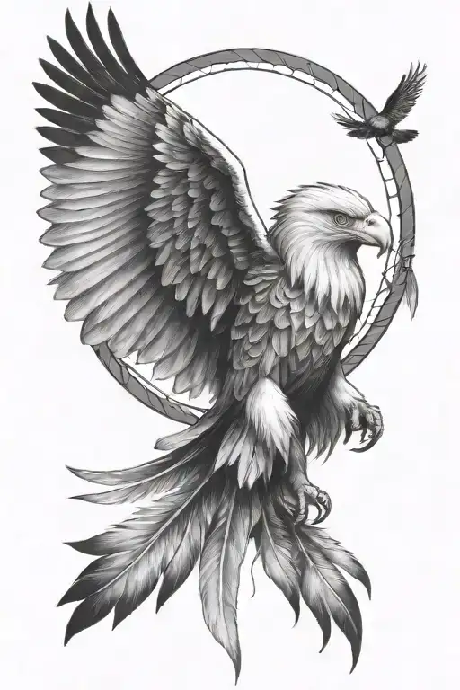 Dreamcatcher With Eagle