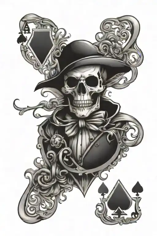 Deadool Ace Playing Card
