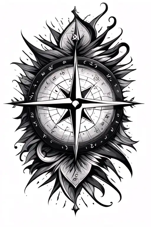 Compass Tribal Maps Design Inspired