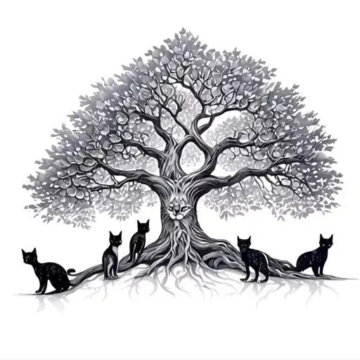 Freya Cats Tree Of Life