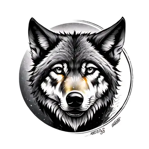 Eclipse With A Hidden Wolf