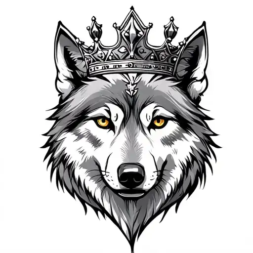 A Wolf With A Crown