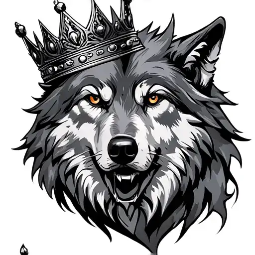 Wolf With A Crown