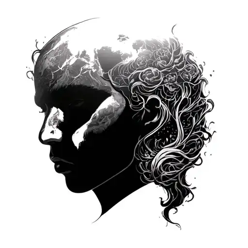 Astrunat Looking Down To His Love On Earth