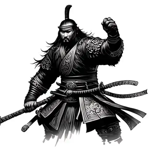 Japenes Samurai Warrior