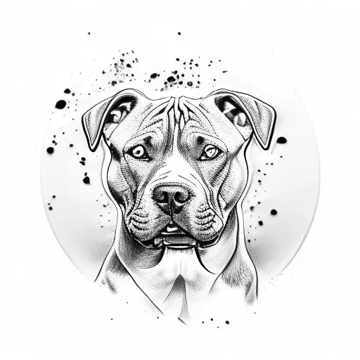 Pitbull Dog Pawprint