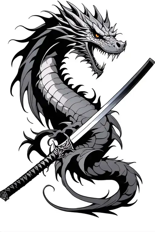 Bleach Dragon Katana