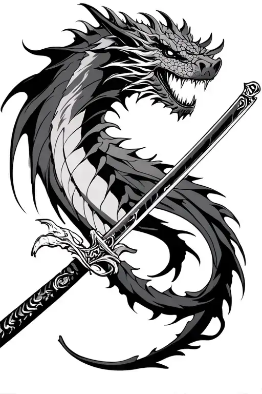 Bleach Dragon Katana