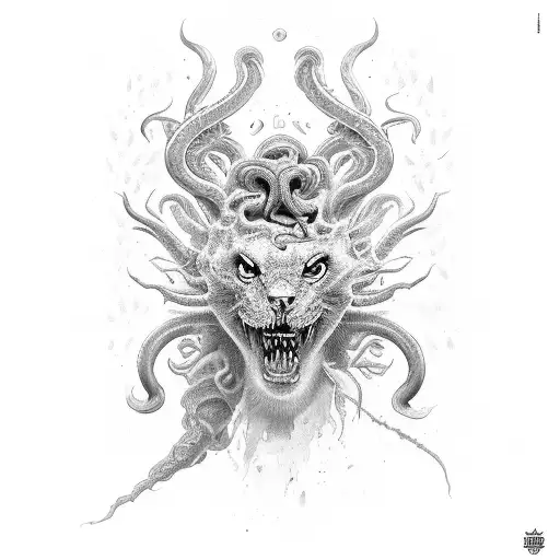 Medusa Head Attacking