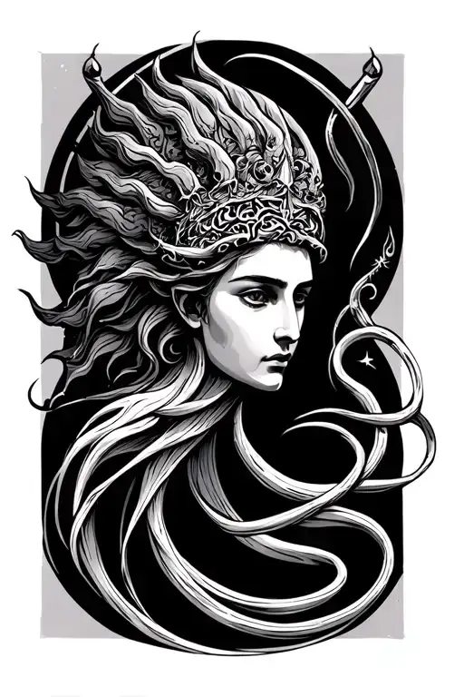 Zodiac Sign Aquarius In Shape