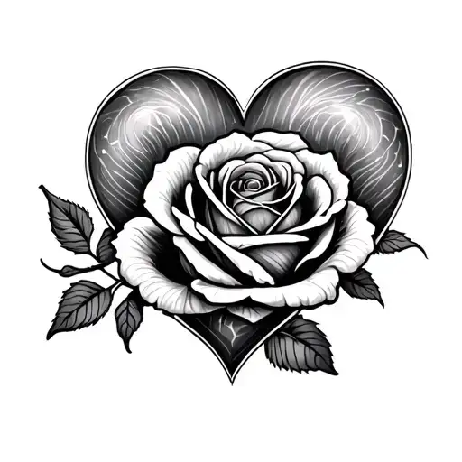 Roses Love Heart