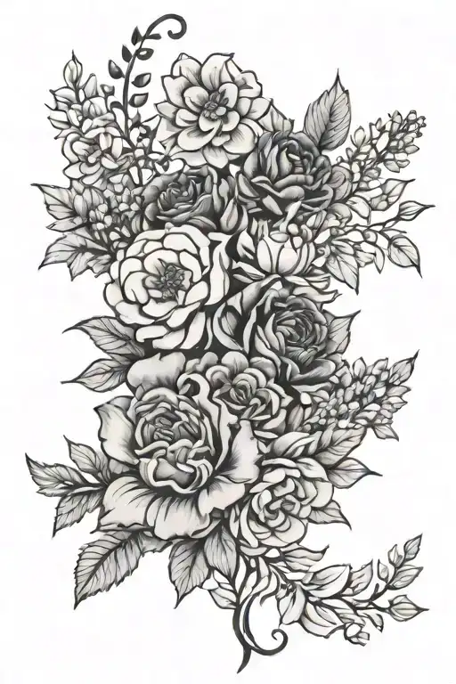 Birth Month Flower Bouquet