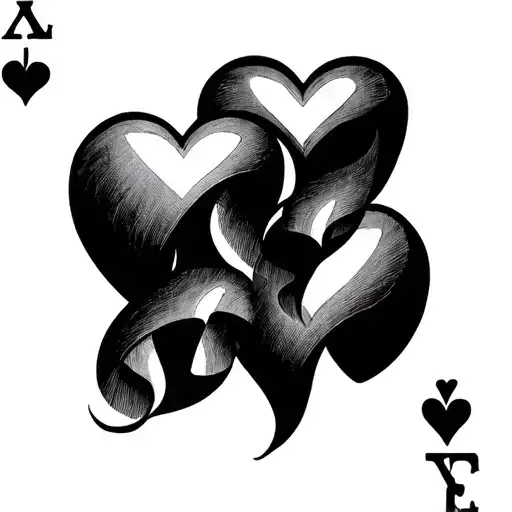 Card Of 4 Hearts